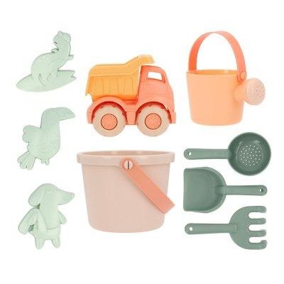 SET SPIAGGIA ARANCIONE SECCHIELLLO+ CAMIONCINO