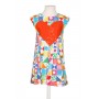 ABITO CUORE ARANCIO PAILETTES