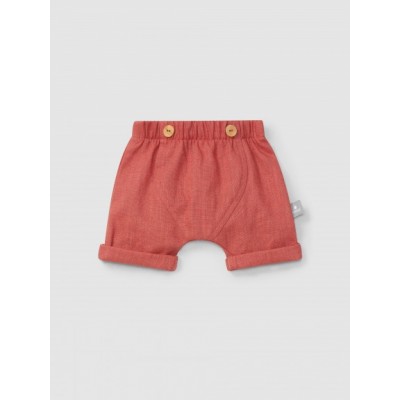 SHORTS CORALLO CON DUE BOTTONCINI