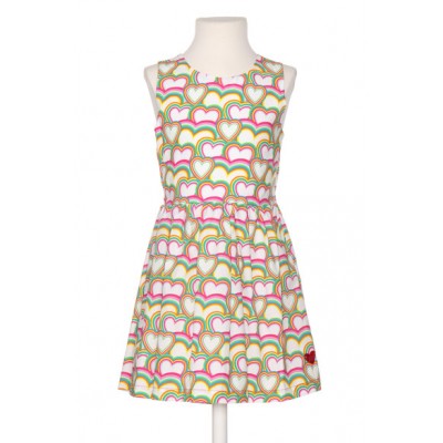 ABITO MULTICOLOR CUORI