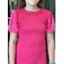 MAGLIA FUCSIA A COSTINE