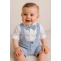 SALOPETTE A RIGHE NAVY
