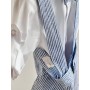 SALOPETTE A RIGHE NAVY