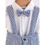 SALOPETTE A RIGHE NAVY