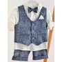 COMPLETO BLU MELANGE