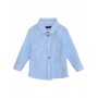 CAMICIA A RIGHE CELESTE