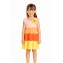 ABITO ORANGE CON FIORE