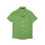 COMPLETO A RIGHE VERDE IN COTONE ALESSANDRINI
