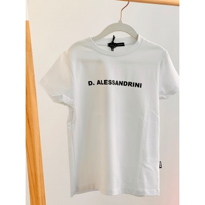 T SHIRT BIANCA CON SCRITTA NERA