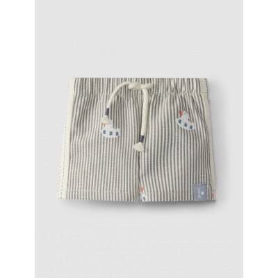 PANTALONCINO A RIGHE CON PAPERE