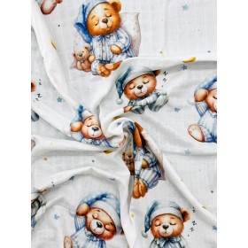 MUSSOLA TEDDY BEAR CELESTE