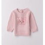 MAGLIONCINO GIROCOLLO IN LANA E COTONE ROSA