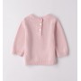 MAGLIONCINO GIROCOLLO IN LANA E COTONE ROSA