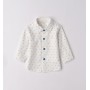 CAMICIA BIANCA FANTASY BLU