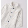CAMICIA BIANCA FANTASY BLU