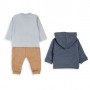 COMPLETO TUTA: FELPA, PANTALONE E T-SHIRT MANICA LUNGA