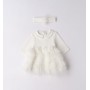 ABITINO BIANCO LATTE CON TULLE