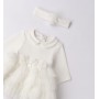 ABITINO BIANCO LATTE CON TULLE