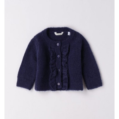 CARDIGAN BLU PELUCHE