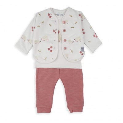 COORDINATO GIACCA, MAGLIETTINA E PANTALONE RICCIO