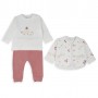 COORDINATO GIACCA, MAGLIETTINA E PANTALONE RICCIO