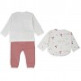 COORDINATO GIACCA, MAGLIETTINA E PANTALONE RICCIO