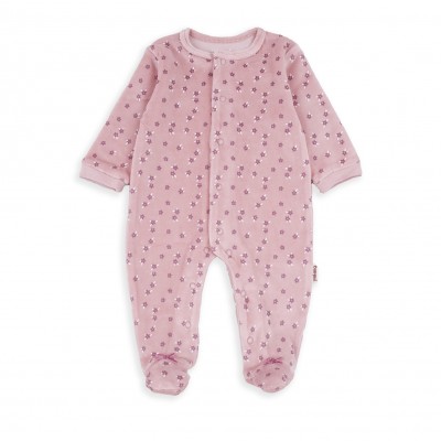 TUTINA ROSA CON FIORI MALVA