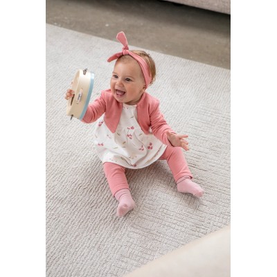 COMPLETINO ROSA BLUSA PANTALONE E FASCIA