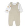 SALOPETTE BEIGE CON MAGLIETTINA WONDERLAND