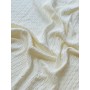 COPERTINA TRECCE PANNA 100% PURA LANA VERGINE MERINOS