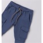 PANTALONE CARGO IN TUTA BLU