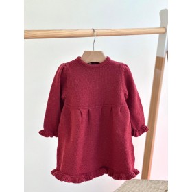 ABITINO ROUGE 100% PURA LANA VERGINE MERINO