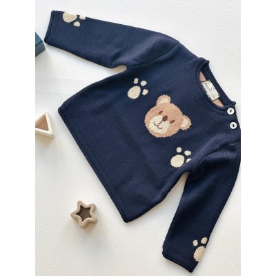 MAGLIONCINO TEDDY 100% PURA LANA VERGINE MERINOS