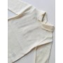 BODY CON COLLETTO PANNA 100% LANA MERINOS EXTRAFINE