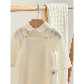 SALOPETTE PANNA 100% LANA MERINO