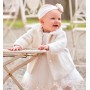 CAPPOTTO CON COLLETTO PELUCHE PANNA