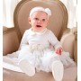 ABITINO BIANCO LATTE CON TULLE