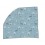 COPERTINA IN COTONE AZZURRA