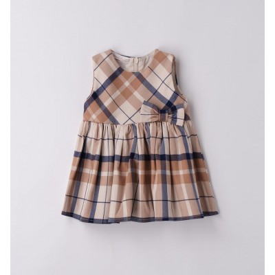 SCAMICIATO TARTAN BLU E BEIGE