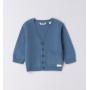 CARDIGAN IN FILO A MAGLIA RASATA AVION
