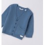 CARDIGAN IN FILO A MAGLIA RASATA AVION