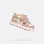MEZZO STIVALETTO A STRAPPO IVORY / OLD ROSE