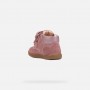 MEZZO STIVALETTO A STRAPPO MAGENTA CON BRILLANTINI, IN CAMOSCIO