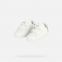 SNEAKERS BIANCA-BLU  A STRAPPO