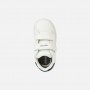 SNEAKERS BIANCA-BLU  A STRAPPO
