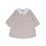 VESTITINO BEIGE CON COLLETTO