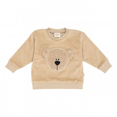 FELPA ORSETTO IN CINIGLIA BEIGE