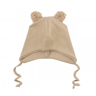 CAPPELLINO BEIGE CON ORECCHIE