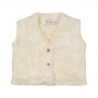 GILET LATTE PECORELLA