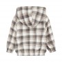 CAPPOTTINO A QUADRONI SOFT GREY